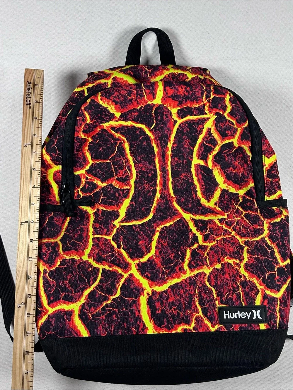 Hurley Backpack Bag Lava Fire Kids Adult Large 17